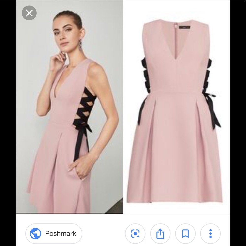 New BCBG Kalie Dress Red Sz 6 $338